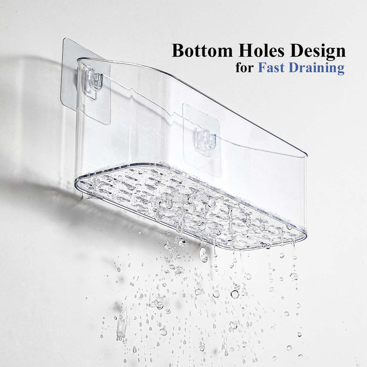 Clear thick plastic provides easy visibility of contents.