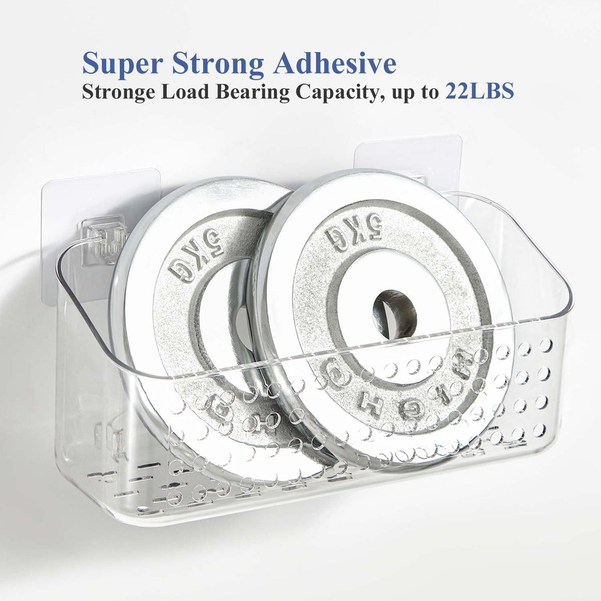 Eunion bath toy storage no-drill install suitable for glass and metal