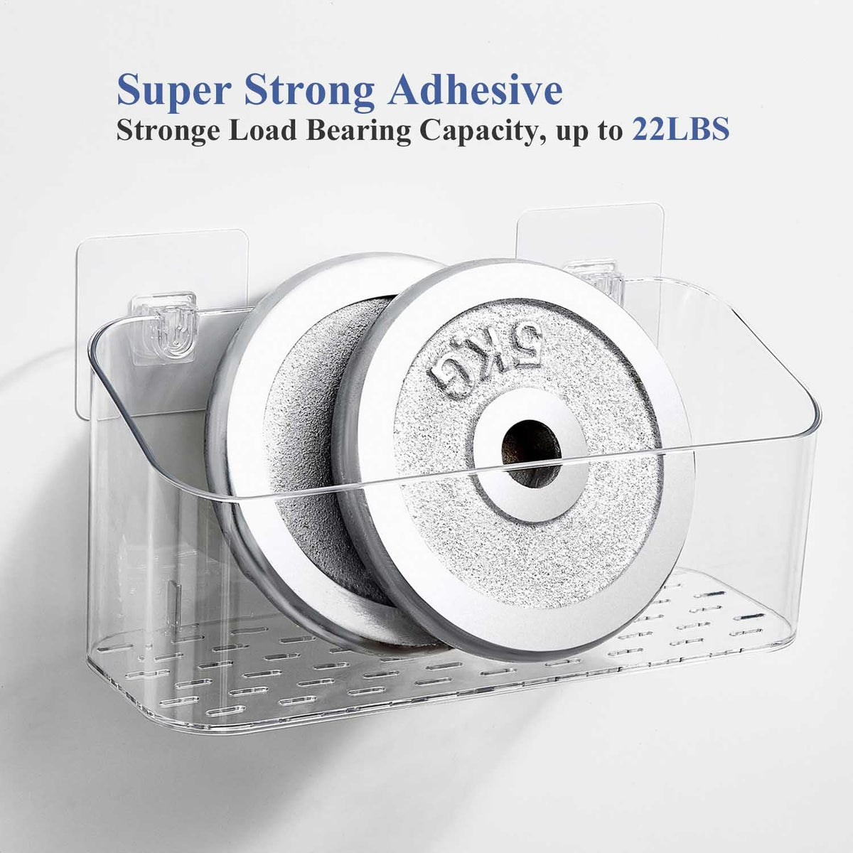 No-drill installation on non-porous surfaces.