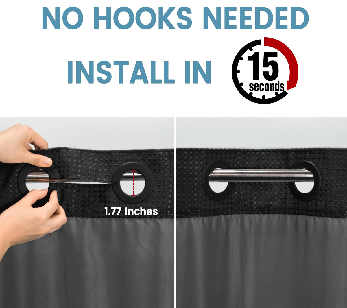 EUTXL snap on liner for secure easy replacement