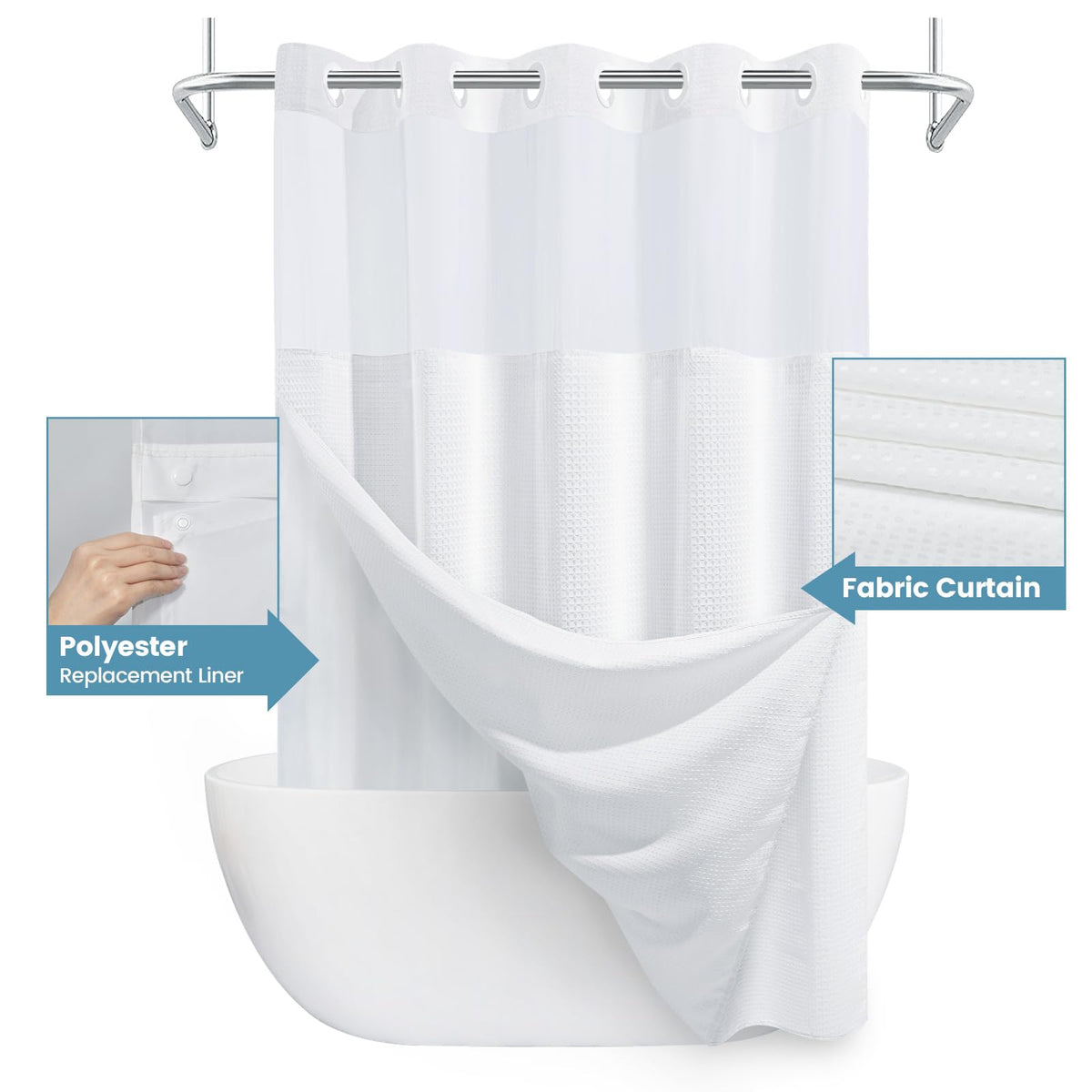 EUTXL heavyweight 230GSM polyester fabric for durable daily use.
