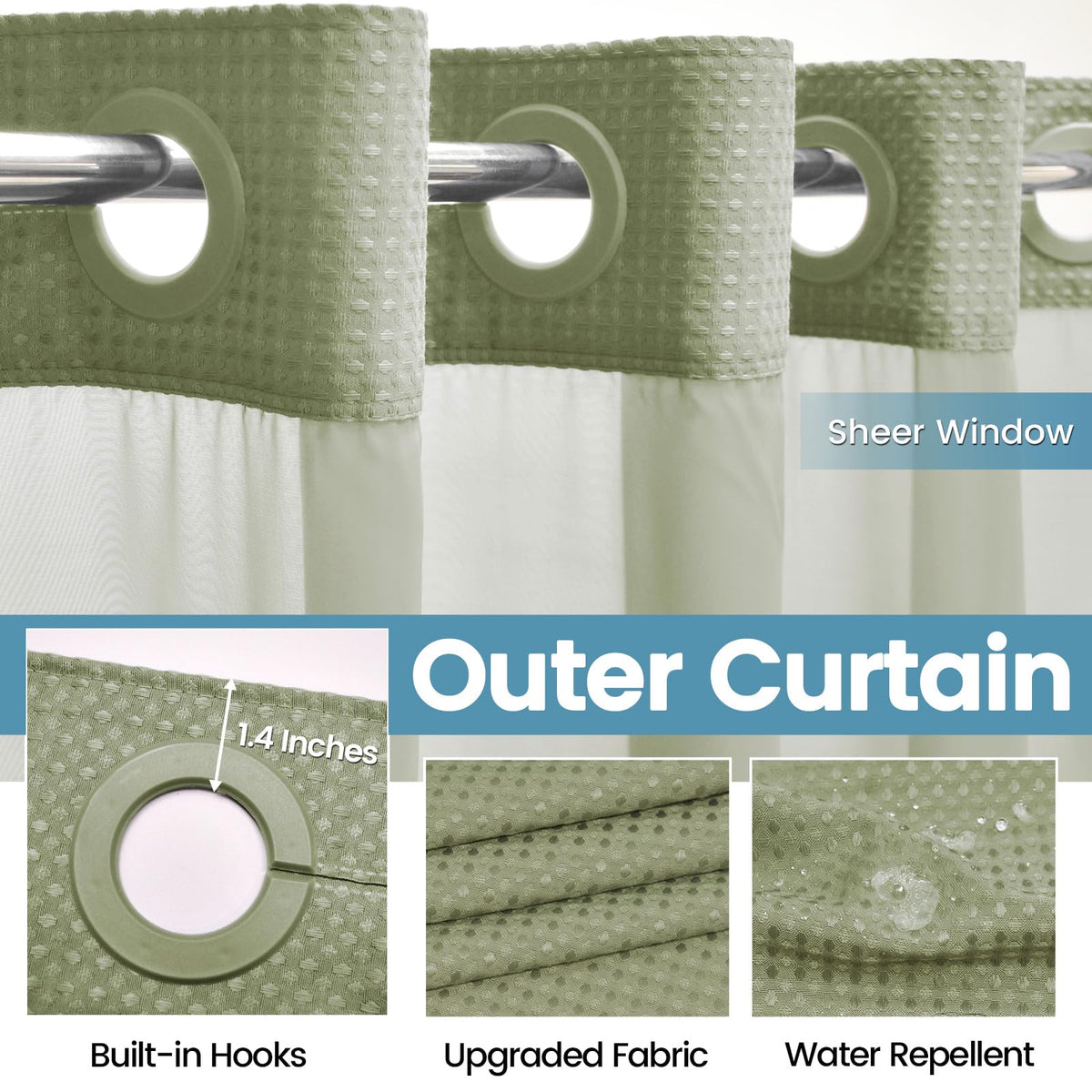Water-repellent coating helps keep bathroom surfaces cleaner