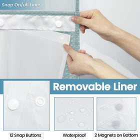 EUTXL See-through mesh panel shows privacy while allowing light and air.