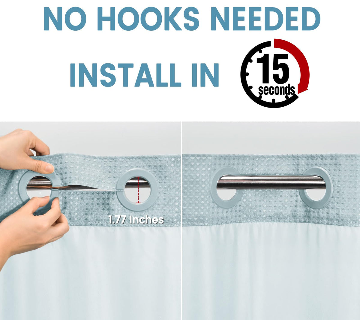 EUTXL Snap-in liner attachment shows easy customization and quick replacements.