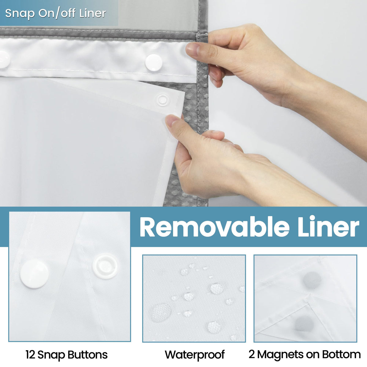 EUTXL snap-in liner included for simple maintenance and cleaning