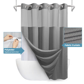 EUTXL white mesh viewing window lets light in while preserving privacy.