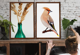 euwazram Rustic Walnut 16x24 frame arrives fully assembled for instant display