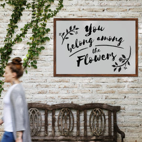 Euwazram Rustic Walnut 24x36 frame with acrylic glass protects memories while remaining lightweight