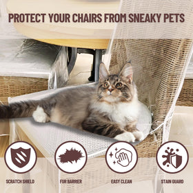 Durable PVC Evelots cover is easy to wipe clean.