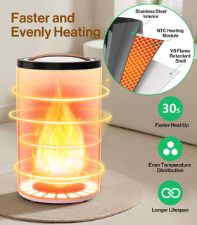 Evenchic towel warmer with 20L capacity holds towels and robes evenly for comfort.