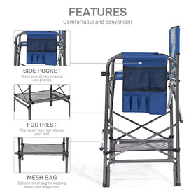 EVER ADVANCED chair with mesh pockets for accessories.