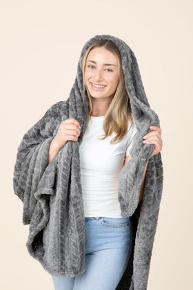 Closeup of EverSnug microplush fabric highlighting soft texture