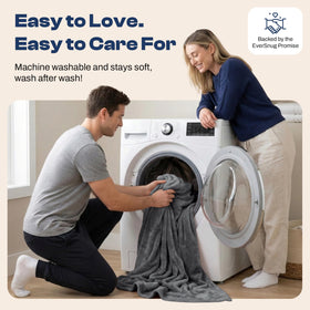 EverSnug micro plush fabric feels velvety and soft.