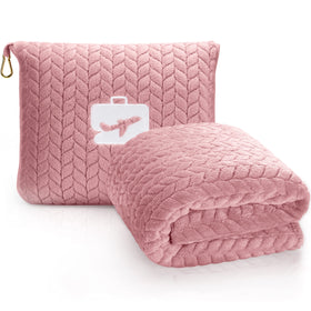 EverSnug travel blanket and pillow compact design for effortless packing.
