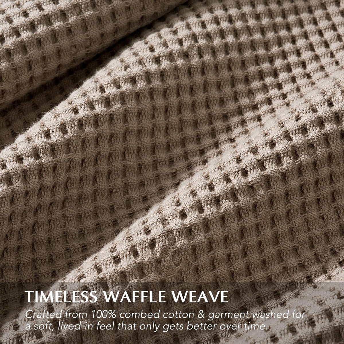 EverGrace 100% cotton close-up reveals natural softness and breathable weave.