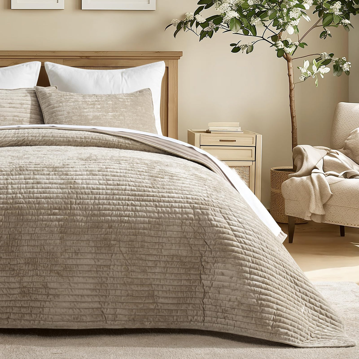 EverGrace all-season lightweight velvet provides year-round breathable coverage