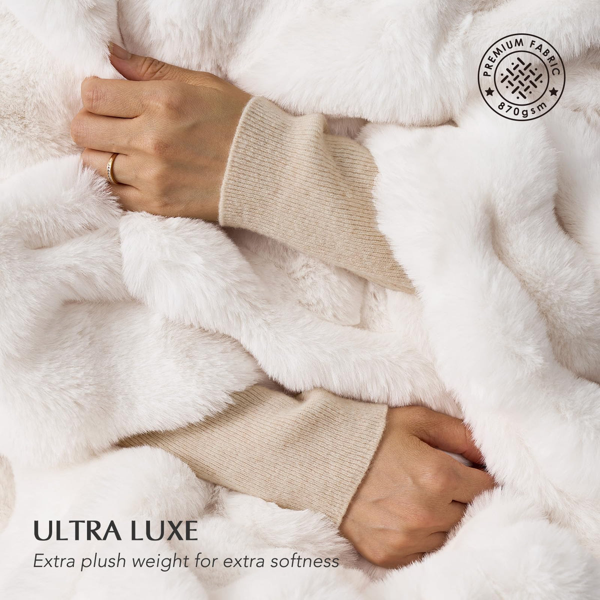 EverGrace dreamy-soft 650gsm bubble texture close-up highlighting plush comfort
