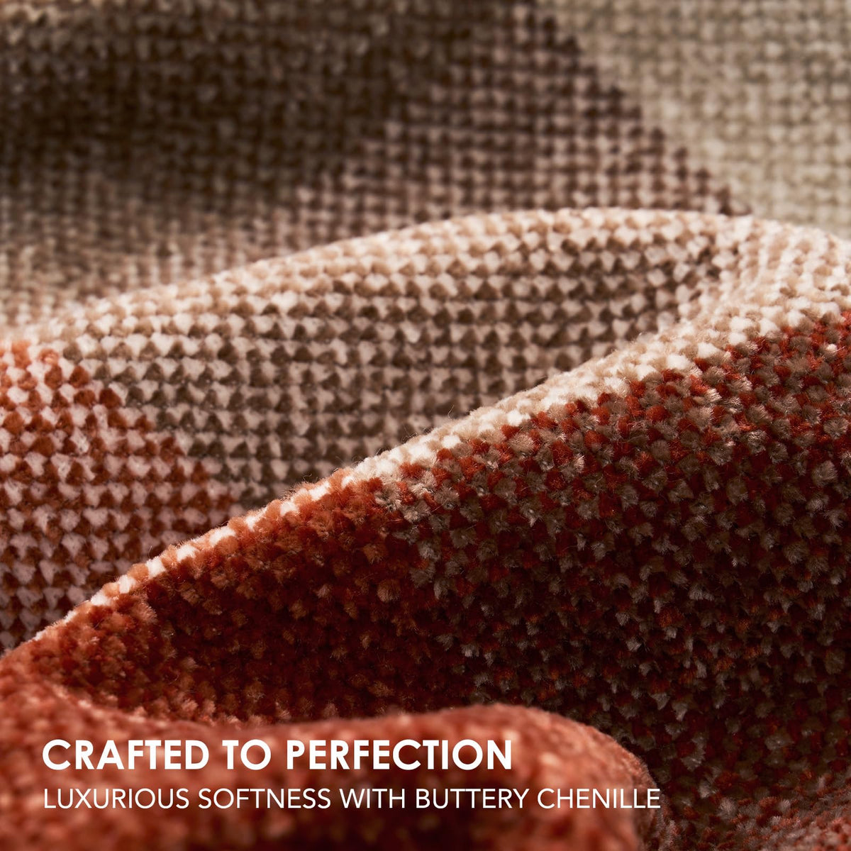 EverGrace harvest plaid pattern detail highlights timeless design and versatile decor.