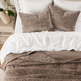 EverGrace velvet quilt set California King loft plush filling delivers cozy comfort