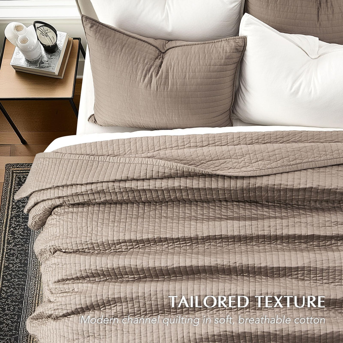 EVERGRACEHOME Oeko-Tex certified cotton quilt ensures safe sleep.