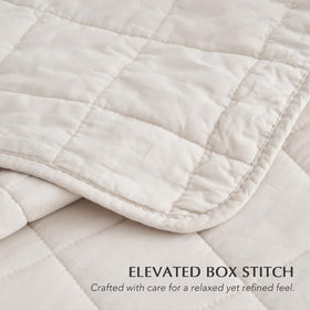 EverGraceHome Birch quilt packaging box demonstrates gift-ready presentation.