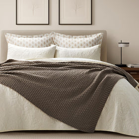 EVERGRACEHOME blanket on sofa styled for cozy movie nights and conversations.
