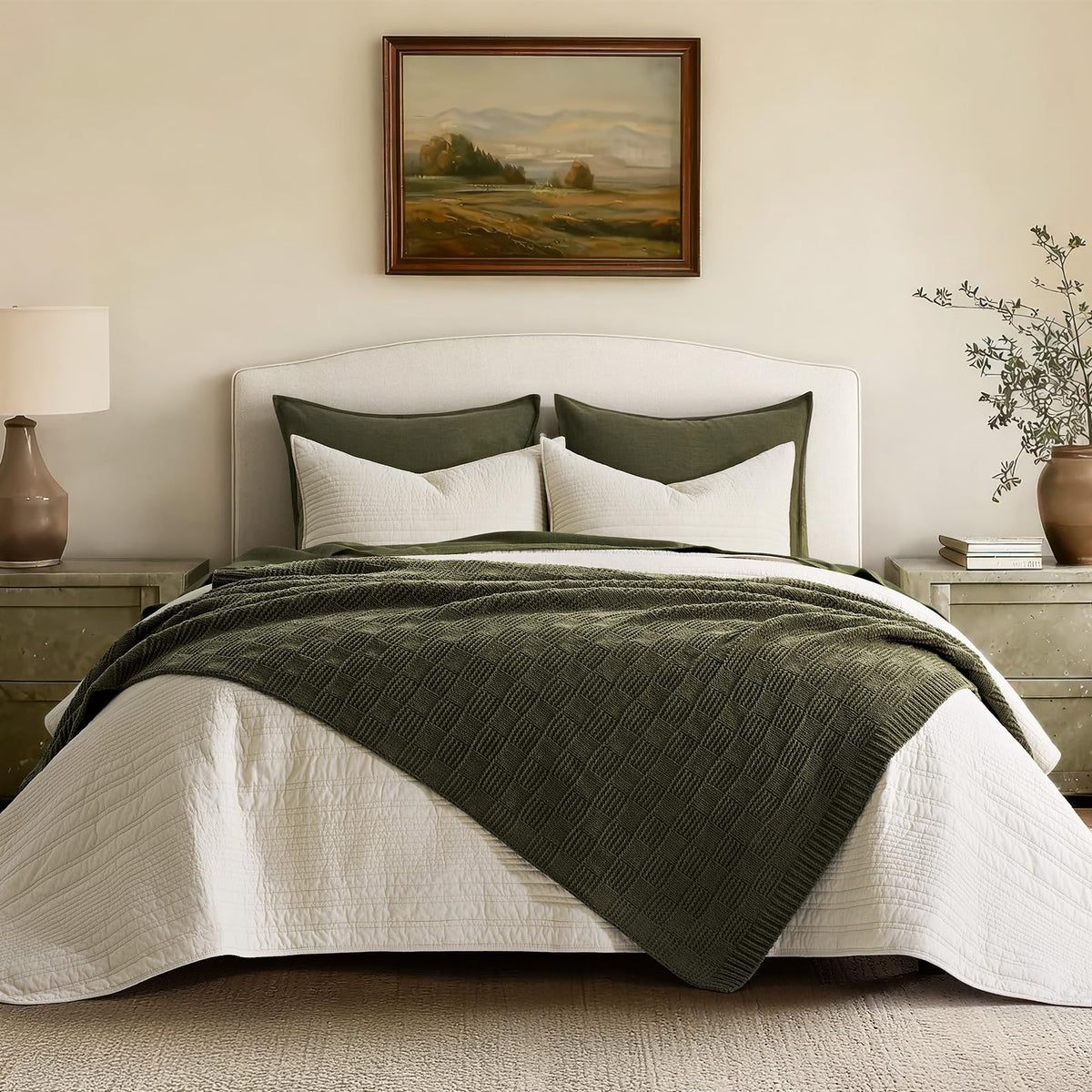 Evergracehome couch decor chenille throw elevates beds and couches.