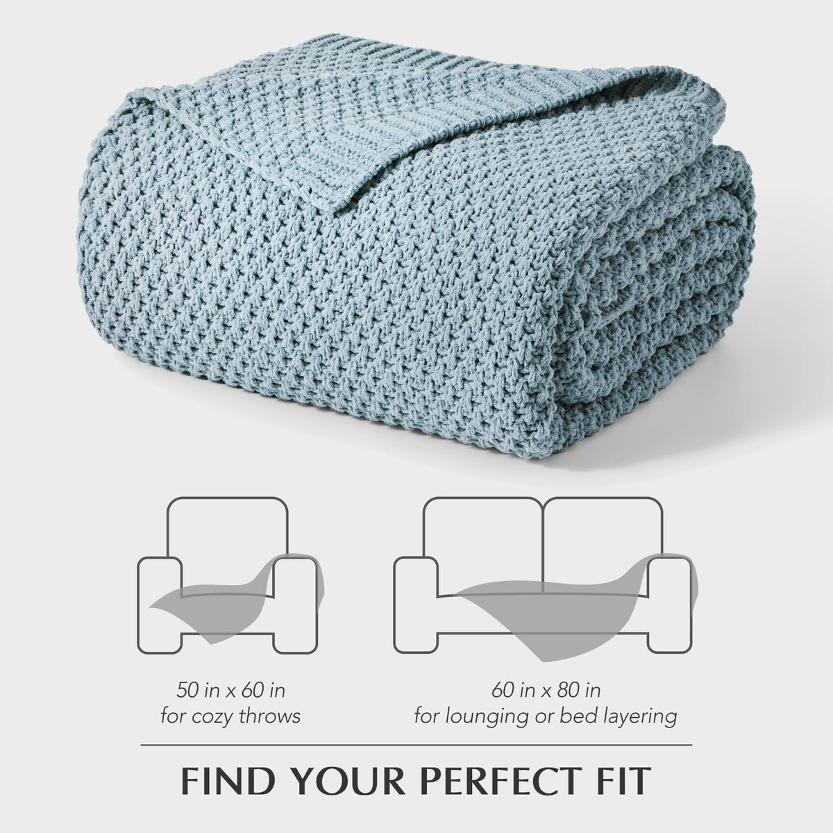 EVERGRACEHOME easy-care-chenille-blanket stays soft after machine washing.