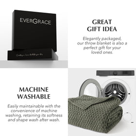 Evergracehome easy-care machine-washable blanket for everyday use.