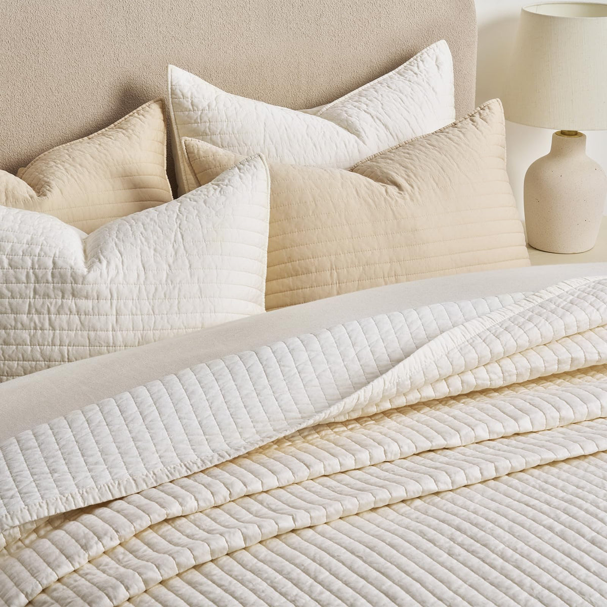 Evergracehome easy-care quilt simplifies laundry with machine wash and dryer friendly design.
