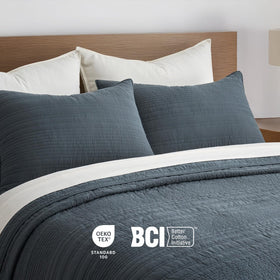 EVERGRACEHOME garment-washed finish adds inviting softness and comfort