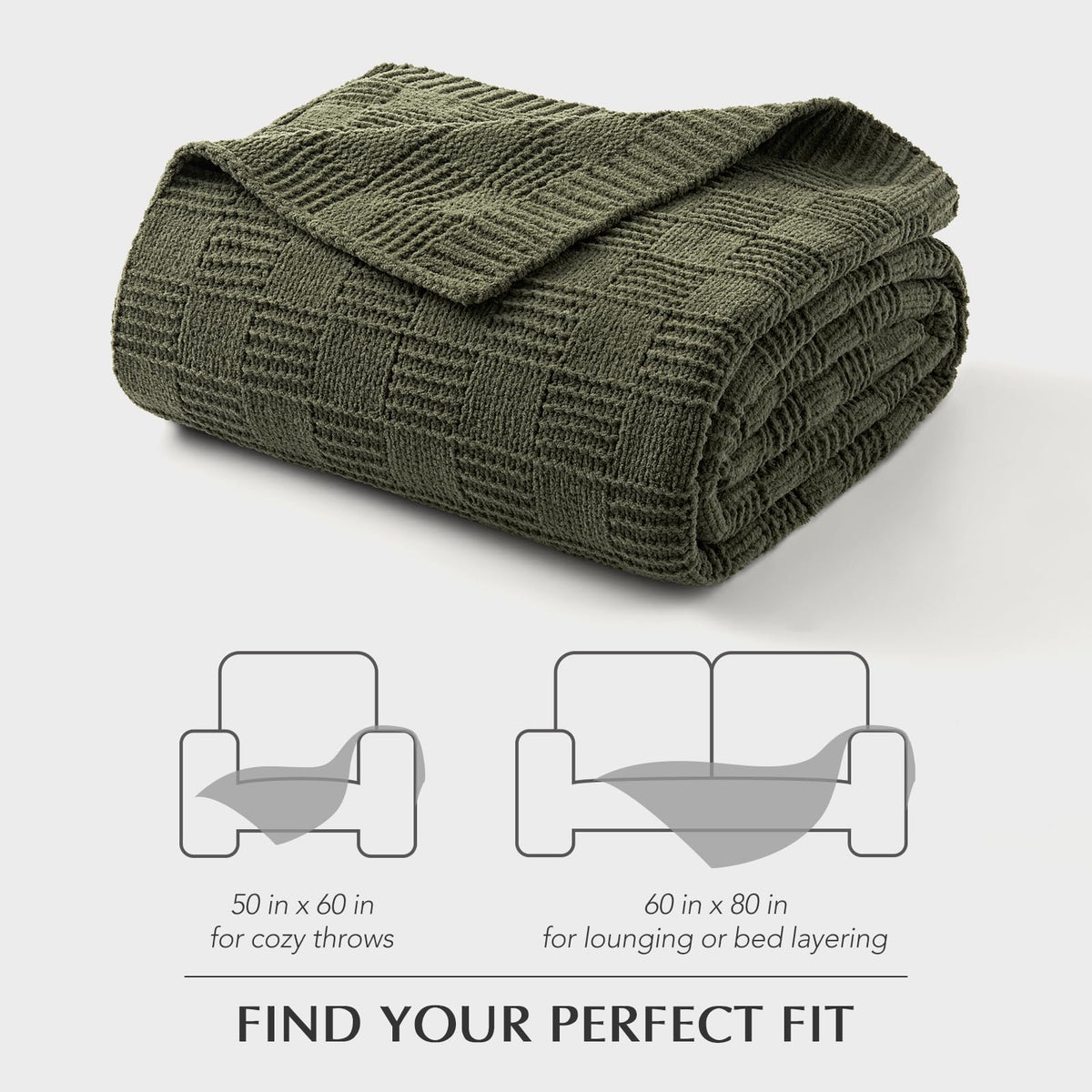 Evergracehome versatile decorative throw for any sofa, bed, or chair.