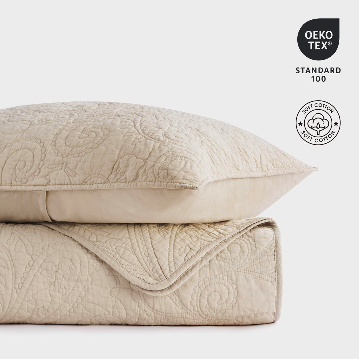 Evergracehome OEKO-TEX certified quilt for responsible materials.