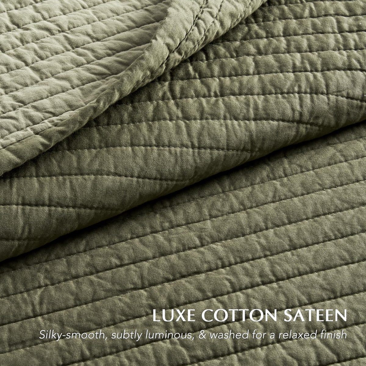 EVERGRACEHOME pillow sham close-up shows reinforced seams for durable everyday use.
