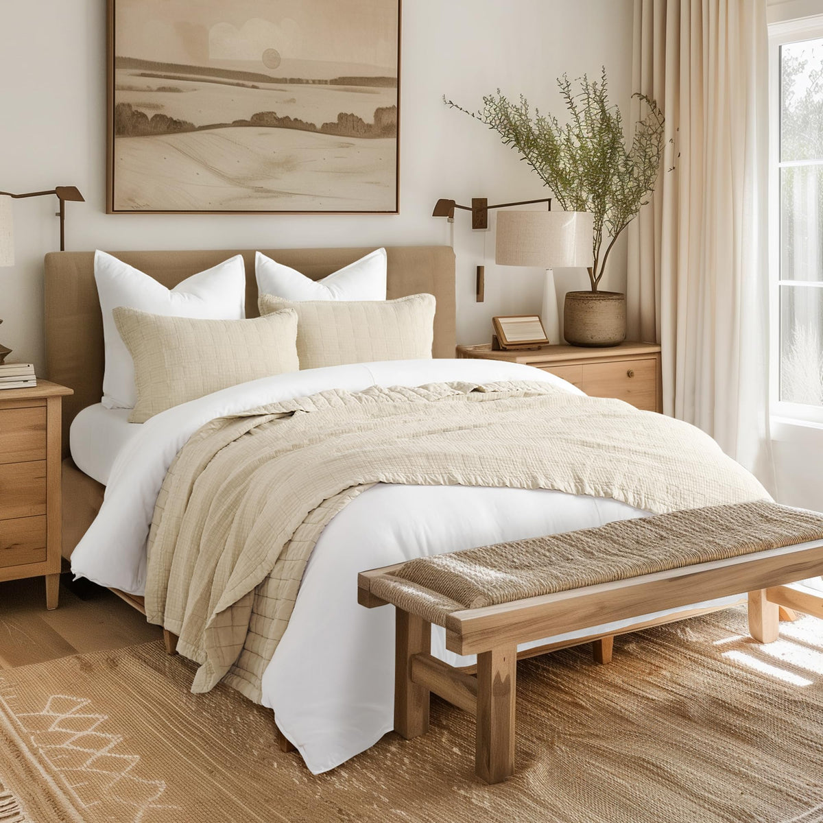 EVERGRACEHOME all-season comfort ideal for guest rooms and master suites.