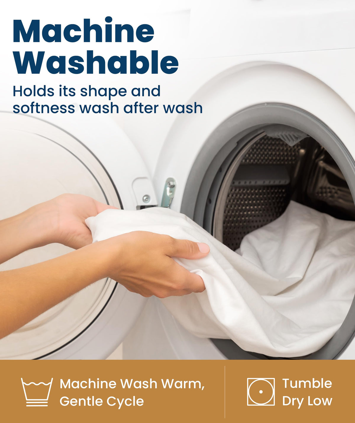 Everlasting Comfort hypoallergenic breathable fabric suits sensitive sleepers for comfort.