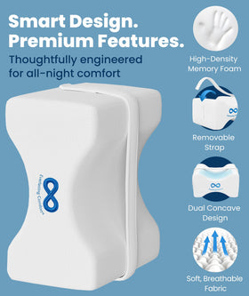 Everlasting Comfort removable washable cover for easy nightly cleaning.