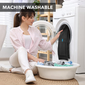 Everlasting Comfort machine-washable cover dries quickly for ongoing use.