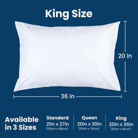 Everlasting Comfort machine-washable pillow cover simplifies busy laundry days.