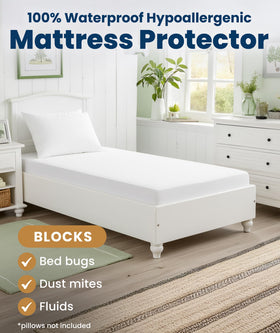 Everlasting Comfort noiseless design keeps sleep quiet while guarding the mattress.