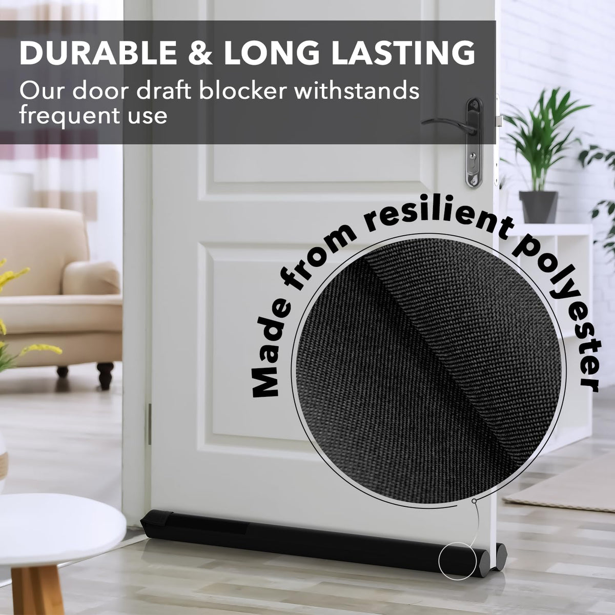Everlasting Comfort portable seal moves easily between rooms or doors.