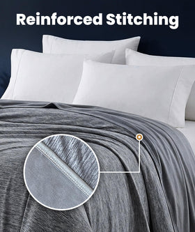 Everlasting Comfort queen-size 60x80 blanket covers you comfortably in bed.