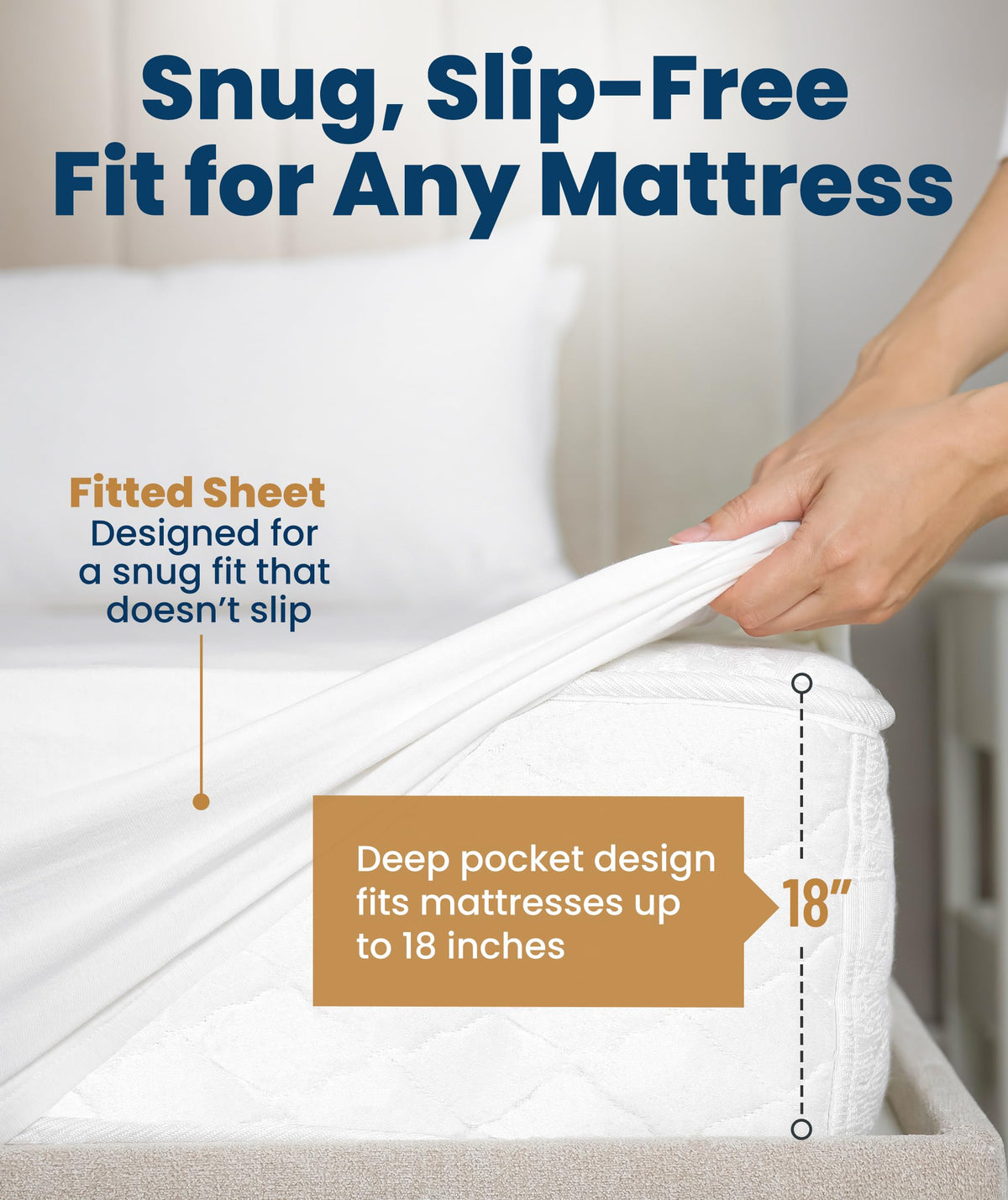 Everlasting Comfort washable cover allows easy cleaning after spills.