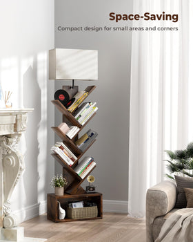 Evermagin in living room setup demonstrates space-saving design.