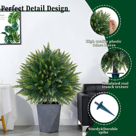 EverNature anti-topple base keeps topiary secure in windy patios