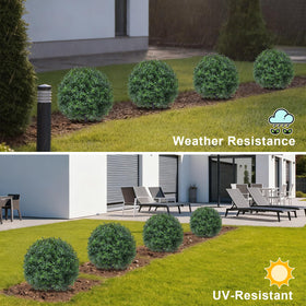 EverNature two-pack topiary creates symmetrical entrances for elegant curb appeal.