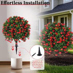 EverNature UV-coated leaves and petals stay vibrant in outdoor settings.