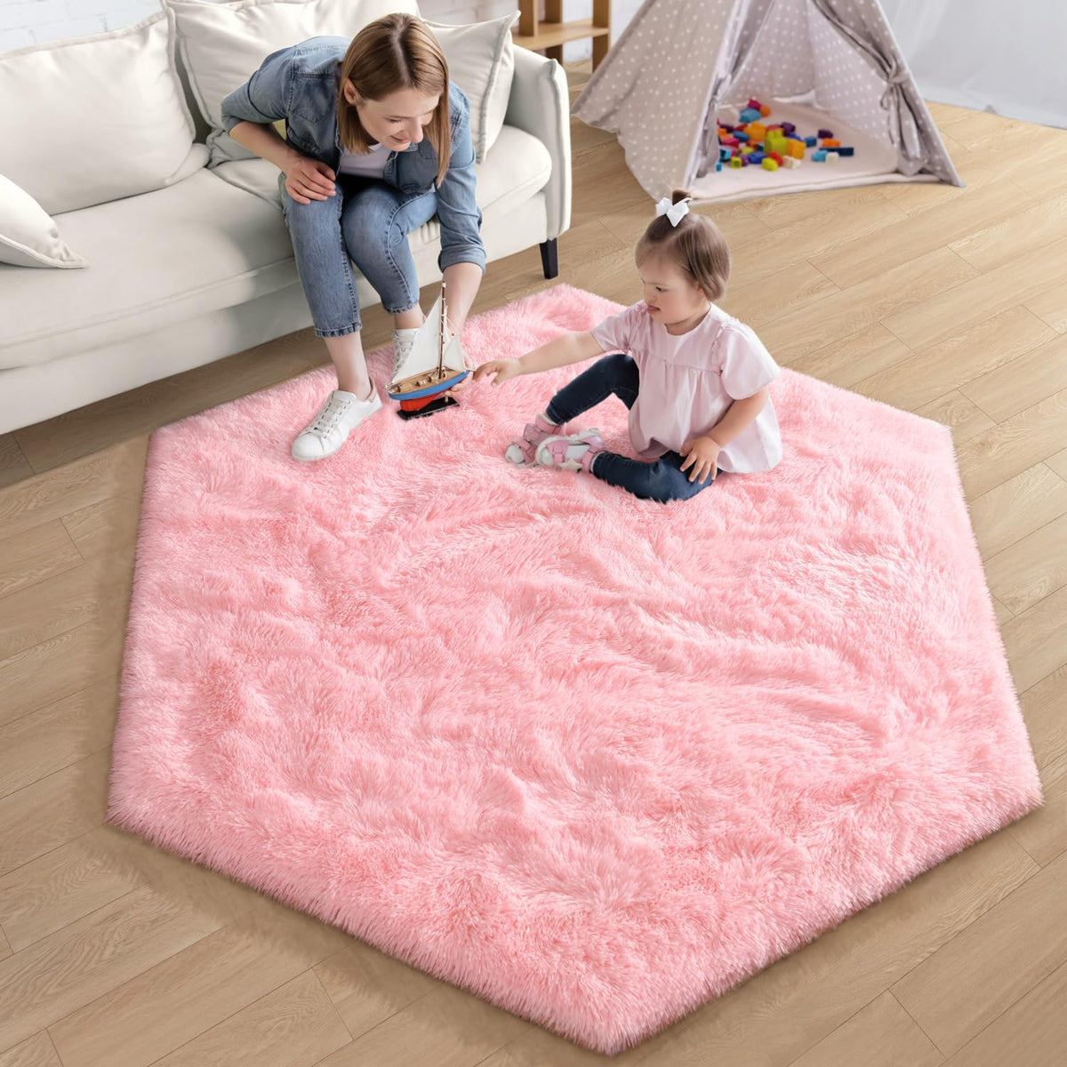 EVOIONOS Non-slip underside stabilizes on wood floors
