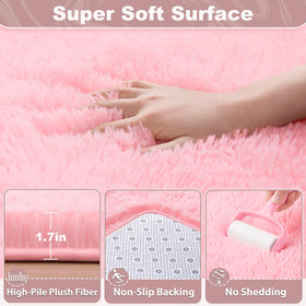 EVOIONOS Princess Tent Rug shows soft pile for cozy play spaces