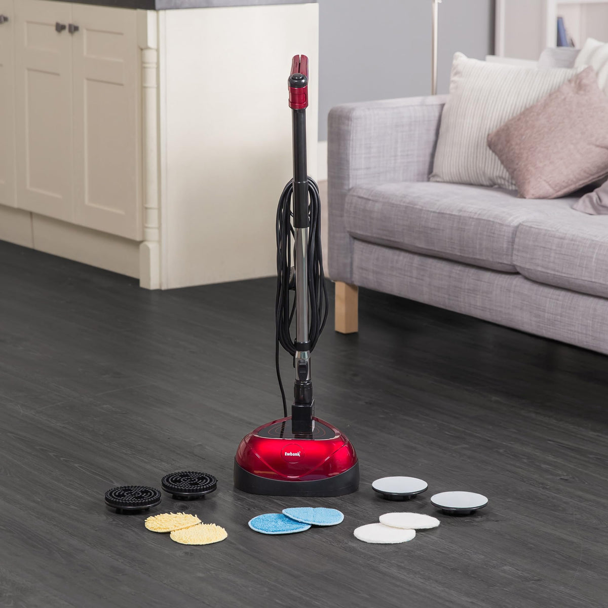 Ewbank EP170 blue microfiber pads provide gentle cleaning and polishing